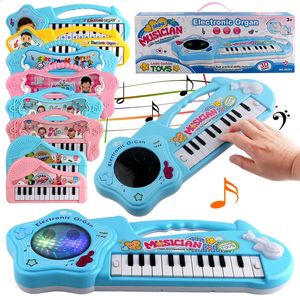 Keyboards Piano Musical Toy Sound Keyborad Electic Flashing Music Instrument Developmental Early Educational Toys For Kids Children 231109