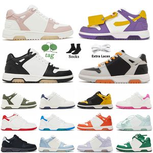 New Out Of Office Sneaker Sapatos masculinos e femininos Luxury Designer Casual Shoes Arrows Motif Panda Loafer Platform Trainers