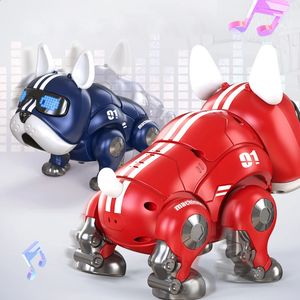 Peluş Bebekler Şiddetli Köpek Robot Sensörü Touch Elektrik Oyuncak Çocuklar Akıllı Sanal Pet 231109