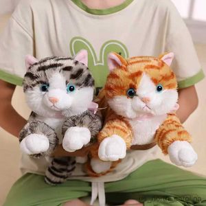 Doldurulmuş Peluş Hayvanlar 30/40/45/55cm sevimli dekompresyon müzik kedi kedi peluş oyuncak bebek yumuşak doldurulmuş ev dekorasyon çocuk doğum günü hediyesi R231110