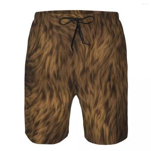 Herren-Shorts, Herren-Badebekleidung, atmungsaktiv, schnell trocknend, Badehose, Bart, Haarstruktur, Strand zum Surfen