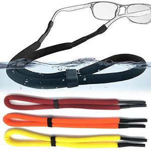 Огласс аксессуары плавающие пенопластые очки щики для векей для очков, сдерживаемая вершина, регулируемая безопасная спортивная спортивная солнцезащитная шнурка