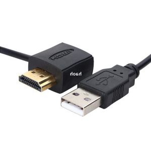 2pcs USB 20 HD Erkek - Kadın Adaptör Konnektörü 05m Şarj Connector Kablo Güç Kaynak Kablosu Bilgisayar Dizüstü Bilgisayar Evrensel Vhidh