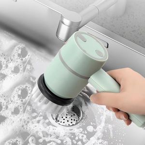 Cozinha doméstica escova de limpeza elétrica lavar pratos escova pote ware carregamento multi-funcional escova de garrafa de bebê escova copo escova de sapato