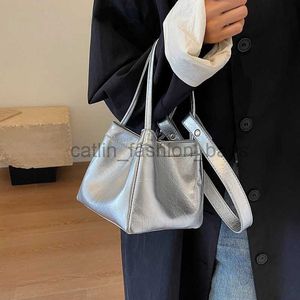 Omuz çantaları geniş kova güzellik tarzı gümüş crossbody çantaları kadınlar için fasion sıralama üst lüks marka tote bagcatlin_fashion_bags