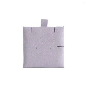 Sacchetti per gioielli Inserti per orecchini in microfibra Cartoncini Cuscinetti Confezione personalizzata per bracciale Vassoi per ciondoli Vetrina