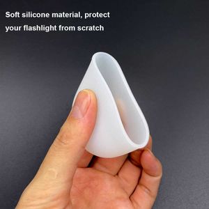 Lamp Covers Shades Silicone Elastic Flashlight Diffuser Lampshade for Sofirn SP31 SP35 IF22A C8G IF25A SP36 Convoy S2 C8 EA01 TS21 20 - 50 MM Torch W0410