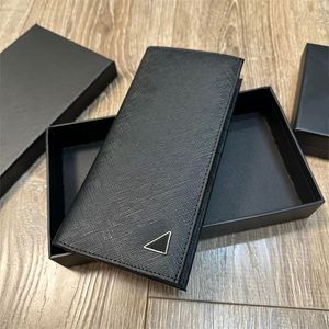 mens wallets designer wallet card holder luxury purse purses handbag triangle sequine Long Short Black Wallets Genuine Leather Gift Box TOP