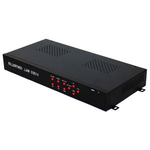Бесплатная доставка видеонастенный контроллер 2x3 3x2 HD-MI DVI VGA USB видеопроцессор для 6 ТВ-дисплеев Qgovi
