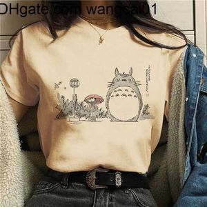 T-shirt da uomo Manga Anime anni '90 Totoro Harajuku Ullzang T Shirt Donna T-shirt Miyazaki Hayao Spirited Away Tshirt Top Tees Fa 4103