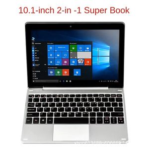 10.1-Inch 2-in-1 Windows 10 Tablet Laptop for Online Classes and Stock Trading - Portable, Touchscreen, WiFi Enabled