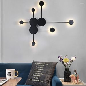 Wall Lamps Modern Led Mounted Lamp Crystal Sconce Lighting Room Lights Lampen Cute Industrial Plumbing Applique