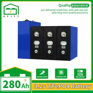 3,2V LifePO4 280AH Батарея DIY Высокая емкость 6000Cycle LifePO4 Batteri LFP Электромобиль солнечные элементы для RV Boat Golf Cart Solar