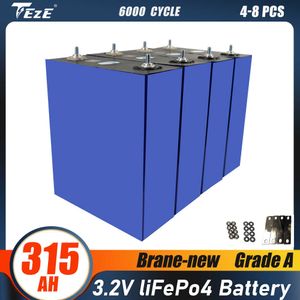 3.2V 315AH LIFEPO4 Pil Paketi DIY Şarj Edilebilir Lityum Demir Fosfat Tekne Golf Sepeti Güneş Depolama Sistemi AB Vergi Ücretsiz