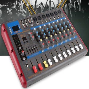 FreeShipping USB 9 Channel Professional Live Studio Audio Mixer New Mixing Console 3-Band Evalizer встроенные эффекты с Bluetooth 48V NWRS