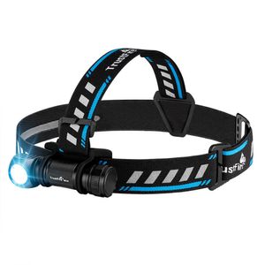 Head Lamps Trustfire MC18 Светодиодная фара 1200LM 18650 Магнитный перезаряжаемый фонарик фонарику с индикатором мощности хвост магнита для рыбалки P230411