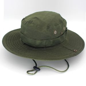 Стингевые шляпы шляпы Панама ведро шляпа на открытом воздухе Мужчины летняя рыбалка военная сафари буони хлопковое унисекс.