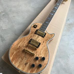 Özel Mağaza, Yapımı Çin, LP Özel Yüksek Kaliteli Elektro Gitar, Abalone Kiri, Gül Ağacı