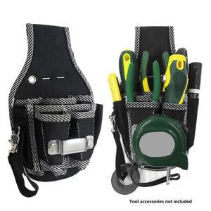 Tool Bag 9 In 1 Nylon Fabric Tool Belt Screwdriver Utility Kit Holder Tool Bag Pocket Pouch Bag Electrician Waist Pocket Pouch Bag 230410