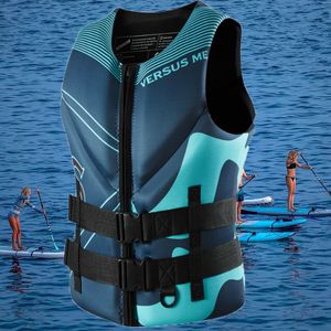 Life Vest Buoy Life Jacket Super Buoyancy Neoprene Life Jacket for Adult Surf Raft Kayak Fishing Jet Ski Water Sport Swimming Rescue Life Vest 230411