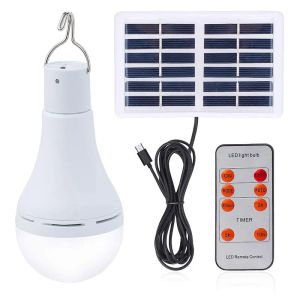 Güneş bahçe ışıkları 7W 9W Taşınabilir Fener Kamp Ampul Çadır Işıkları 5 Mod LED Güneş Işık USB Şarj Edilebilir Enerji Ampul Lambası