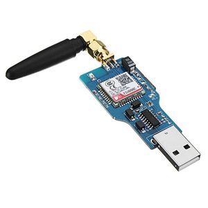 Freeshipping USB'den GSM Seri GPRS SIM800C Modülü ETOUTH SIM900A Bilgisayar Kontrolü Anten Bwtrn ile Aramalı