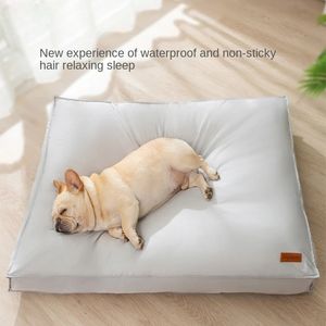 kennels pens Waterproof Dog Bed Mat Removable Pet Sleeping Mat for Small Medium Dogs Cats Soft Dog Kennel House Pet Product Accessories beds 231110