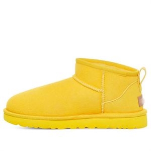 El yapımı özelleştirilmiş kadın moda retro sıcak kar botları gündelik ayakkabılar ug klasik ultra mini bot 'kanarya sarı' 1116109-can