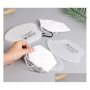 9 Stili Custodia per maschera portatile Moschettone Gancio Maschere per il viso Scatola Contenitore Contenitore Custodia protettiva Organizzatore Anti polvere Consegna goccia Dhjgs