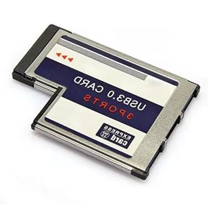 Горячая 3-портовая карта USB 30 Express Card 54 мм PCMCIA для ноутбука НОВЫЙ Ximsh