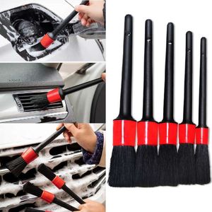 New 1pcs/5pcs Detailing Brush Set Car Brushes Car Detailing Brush For Car Cleaning Detailing Brush Dashboard Air Outlet Wheel Brush