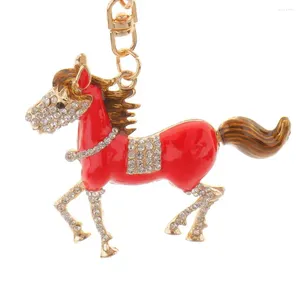 Schlüsselanhänger, glänzender Kristall-Strass-Pferd-Schlüsselanhänger, Anhänger, Dekor, Geschenk