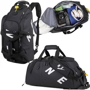 Дорожная сумка-трансформер, спортивная уличная спортивная сумка, рюкзак, спортивная сумка большой вместимости, спортивные сумки, повседневная сумка через плечо Ruan2073