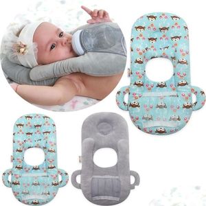 Pillows Baby Feeding Pillow Bottle Support Mtifunctional Nursing Cushion Infant Breastfeeding Er Care 221018 Drop Delivery Kids Mate Dhfhu