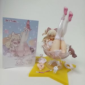 Anime manga 19cm skytube bıçağı seksi figür chiyuru iç çamaşırı aksiyon chiru pvc figürin aldult model bebek oyuncakları 230410