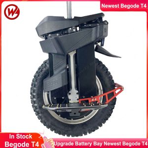 Newest Begode T4 Electric Wheel 100V 1800Wh Battery 2500W Motor 17inch Tire With Suspension E-Unicycle