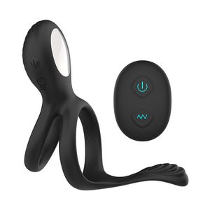 Massagers da perna Massagem Prostata Perineum Wireless Remote Control Remoto Cockring CLITRADOR CLITORS MANEVA DE ESTOMULAMENTO PARA PENIS ANEL RING RINGS MASCIMENTO 230411