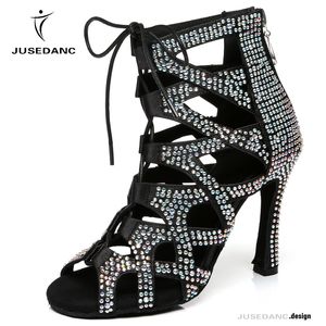 706 латынь для кубинских бальных туфлей для женских танцев танцую ботинки Сандалии Джасс Тант 230411 SS