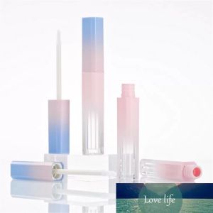 Boş dudak Parlatıcı Tüp Pembe Mavi Gradyan Dudak Sır Tüpü DIY Ruj Kozmetik Paketleme Konteyneri
