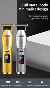 Clippers Trimmers T9 USB Hair Clipper Professional Electric Hair Trimmer The Warber Trimmer Trimmer Beard 0mm Men Hair Cutting Machine для мужчин 230411