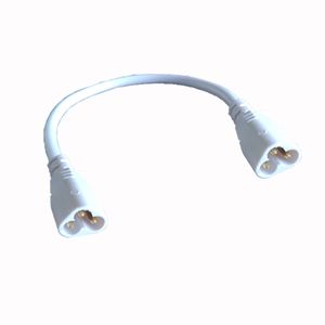 Çift uç 3 pin 20cm anahtar Erkek-erkek LED Tüp Konektör Kablo Tel Uzatma Kablosu Entegre LED'ler için Floresan Tüpler Açık Beyaz Renk Kullanımı