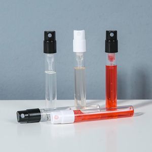 Toptan Süngü Cam Sprey Parfüm Şişeleri Seyahat Doldurulabilir Örnek Flakonlar Görünmez Yay Pompası Püskürtücü Koku Atomizer Taşınabilir Test