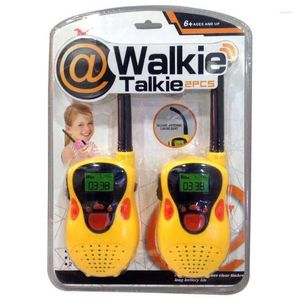 Walkie Talkie Cartoon Talkies for Kids Box Activated Kids Dong Drange 100Mwalkie Set Set