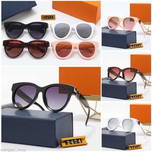 Fame Sonnenbrillen Mode für Männer und Frauen Oval Business Casual Style Form Sonnenbrillen Schwarz gerahmte Brille klassische einfache Markendesigner-Sonnenbrille