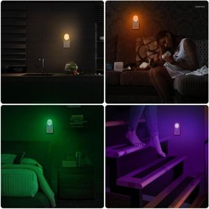 Gece Işıkları Akıllı Led Lamb Geniş Uygulama Işığı Çoklu Aydınlatma Renkleri 16 RGB başucu çok amaçlı