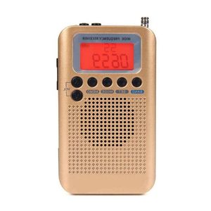 Бесплатная доставка портативное радио для самолетов полнодиапазонное радио FM/AM/SW/CB/Air/VHF приемник World Band с ЖК-дисплеем будильник Kscxb