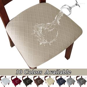 Sandalye, su geçirmez yağ geçirmez elastik kapak yemek odası jacquard'ı sandalyeler için mutfak düğün el yemeği