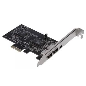 Placa controladora PCI Express x1 PCI-E FireWire 1394a IEEE1394 3 portas para desktop Uvaox