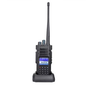 Бесплатная доставка HD1 Цифровая рация Двухдиапазонный DMR Радио DCDM TDMA UHF VHF Радиостанция Приемопередатчик с программным кабелем Oudkf