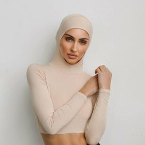 Hijabs Arm Cover Elceeve Hizab Женская мусульманская мода под рукавами для мусульманских женщин Топ Исламская одежда Джерси 230412